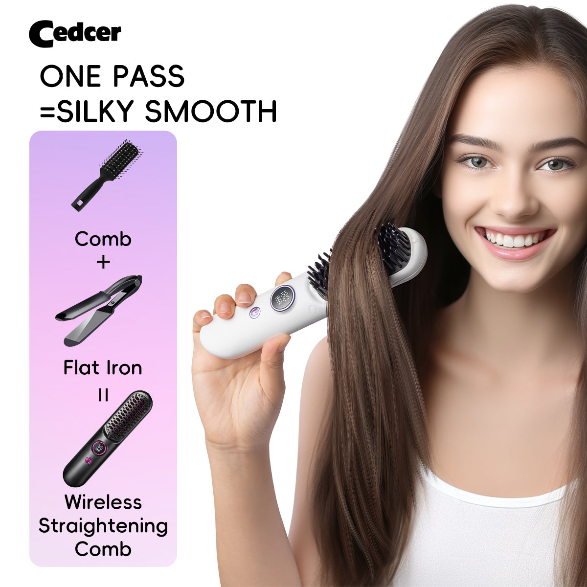 Wireless Straightening Comb